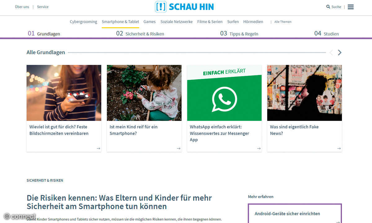 Verantwortungsvoller Umgang mit digitalen Medien Screenshot