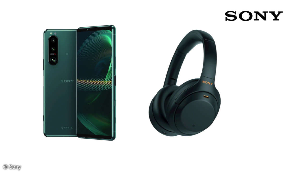 Produktbild des Xperia 5 III und WH-1000XM4