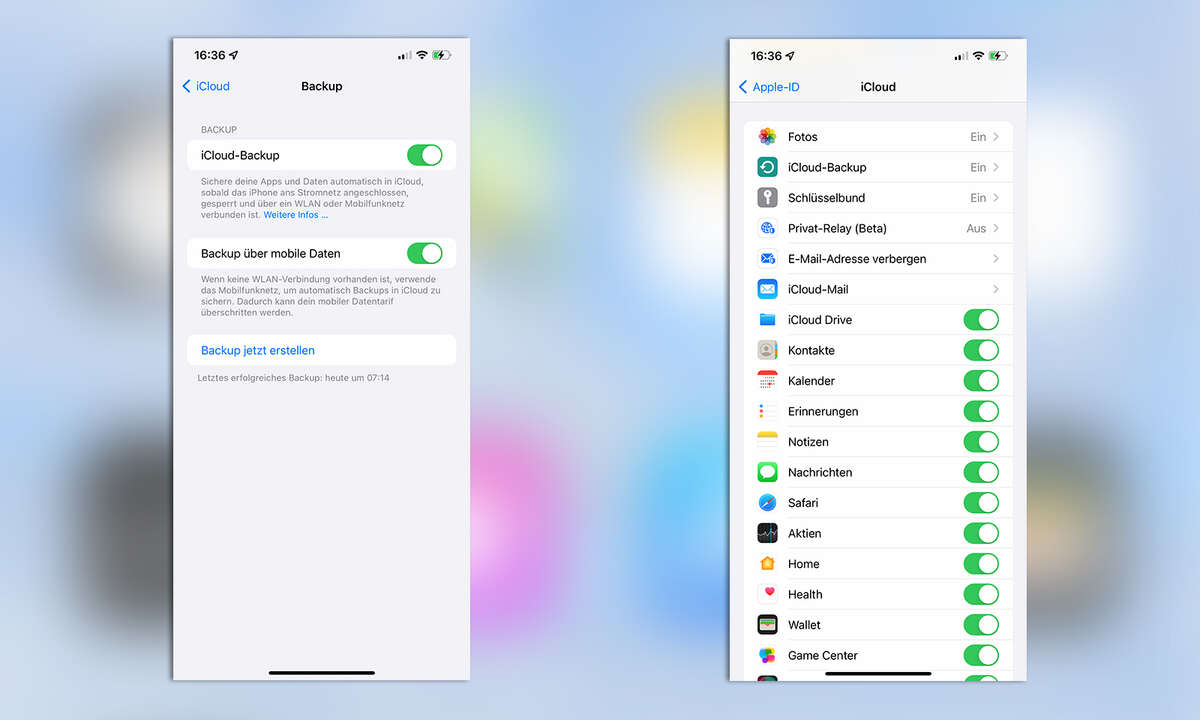 iOS 15 Backup