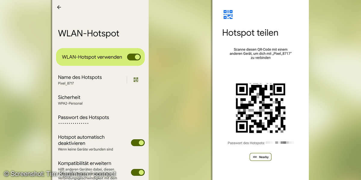 Android 12: Hotspot und Tethering