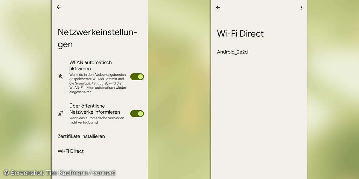 Android 12: WLAN