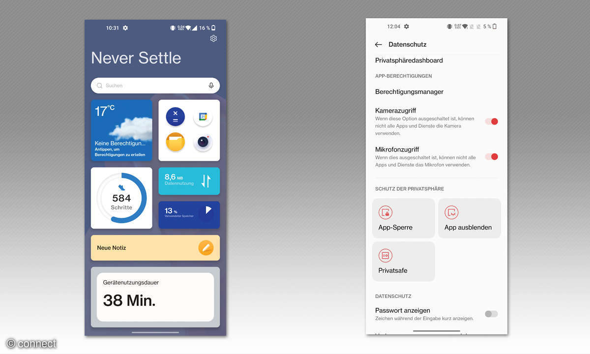 Oneplus 10 Pro im Test: Screenshots
