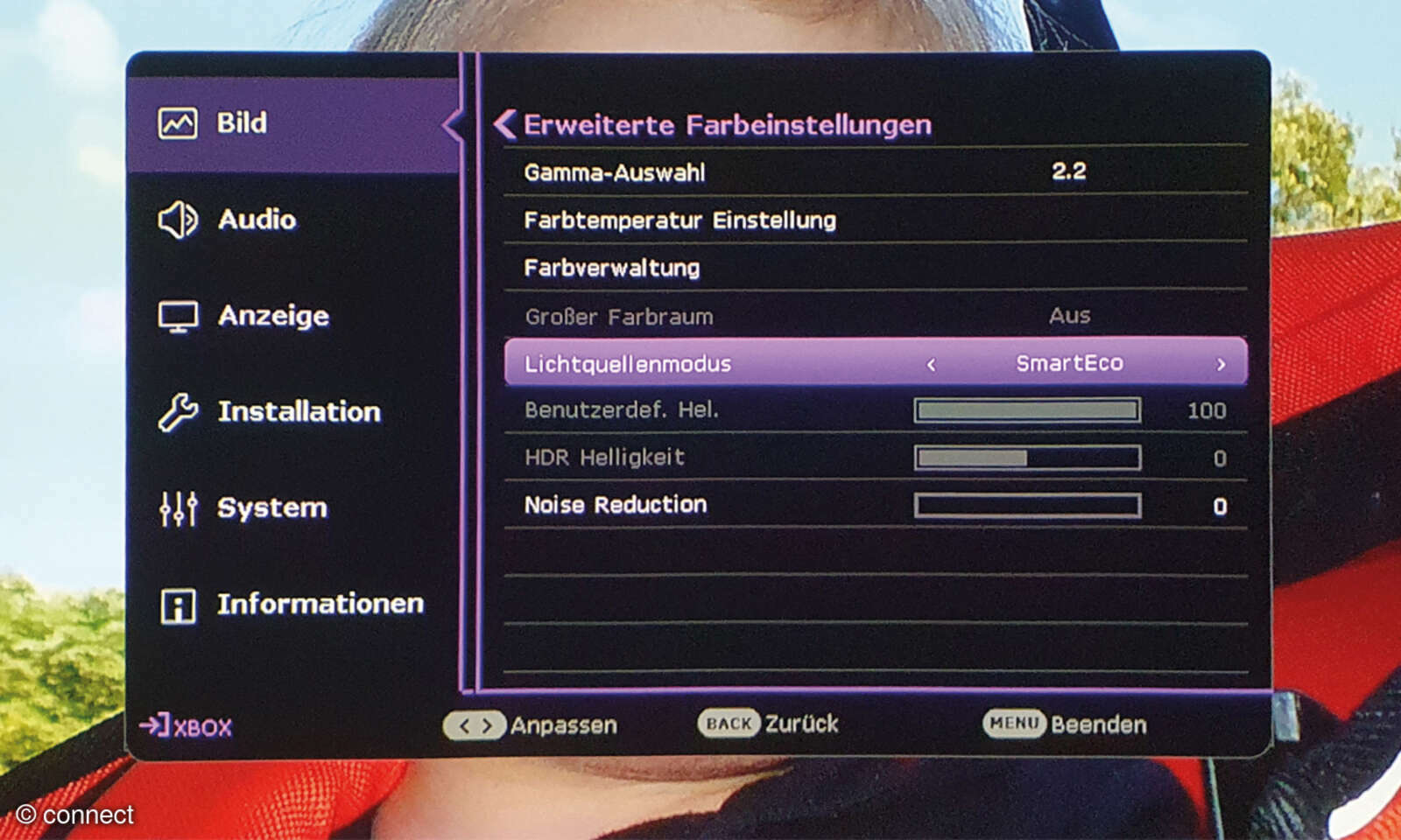 BenQ X3000i im Test connect