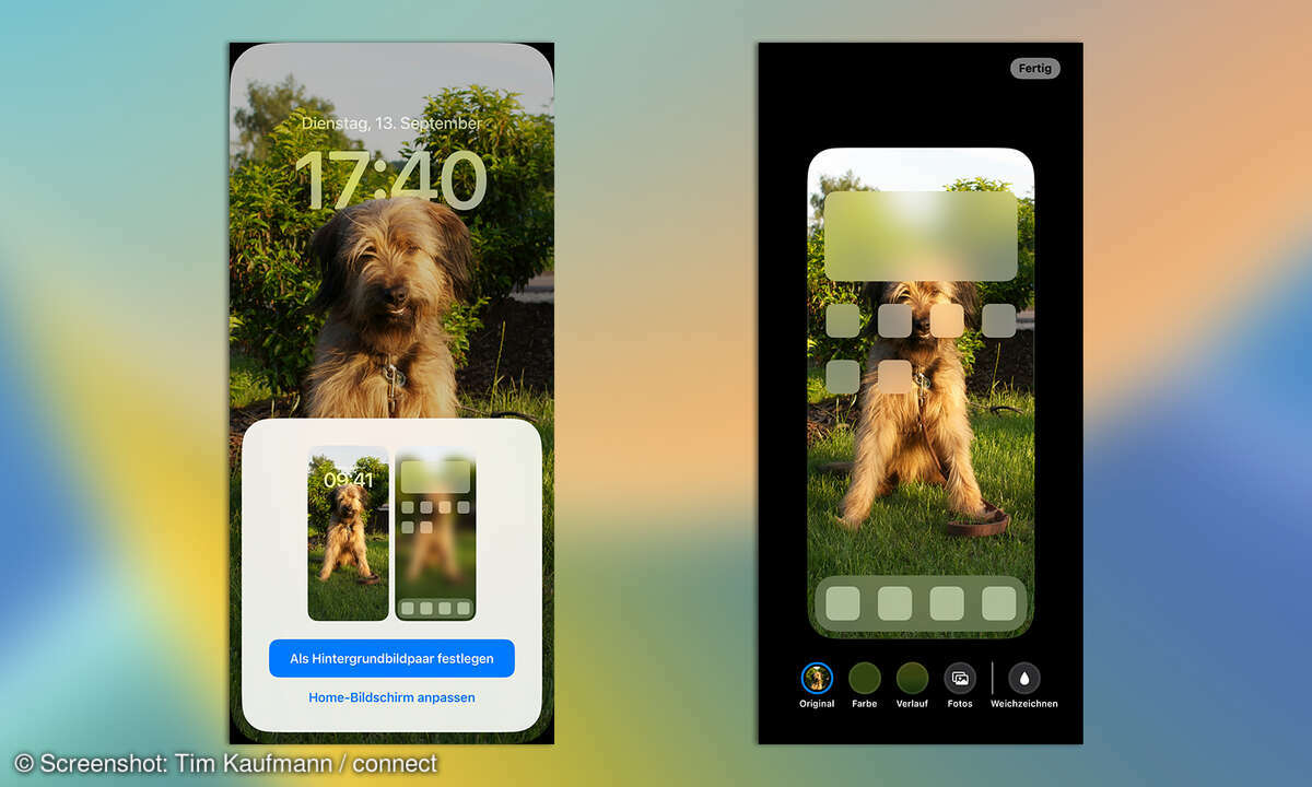 iOS 16 Sperrbildschirm