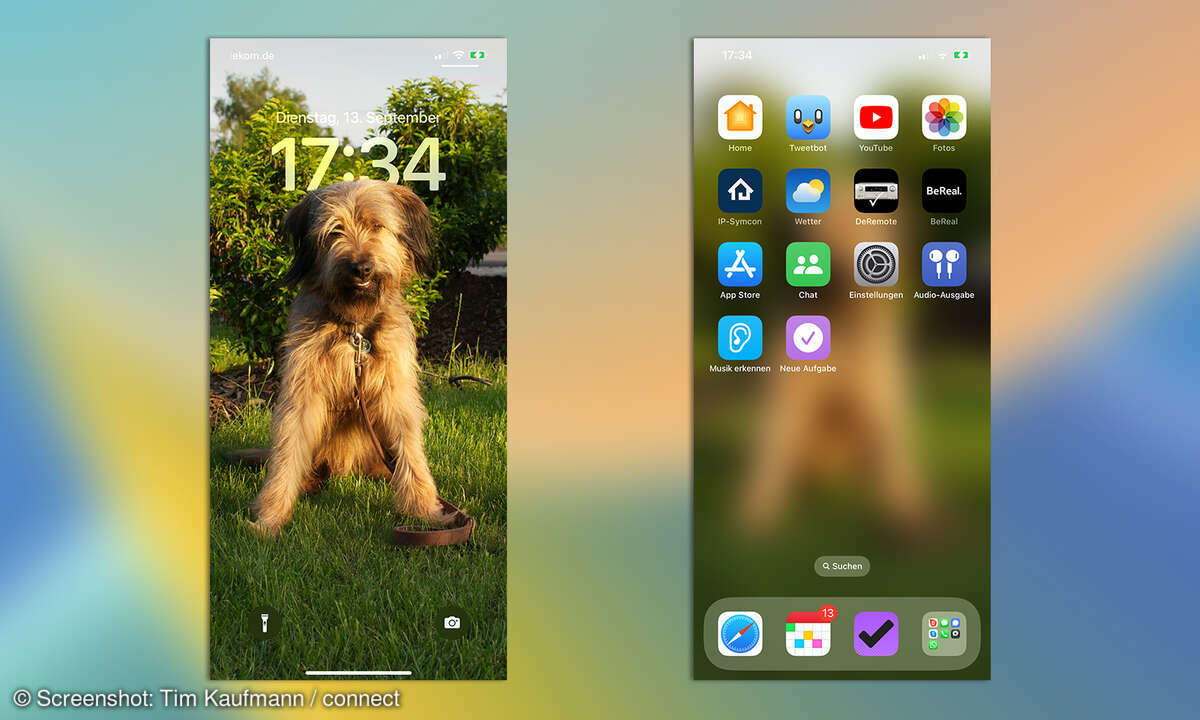 iOS 16 Sperrbildschirm