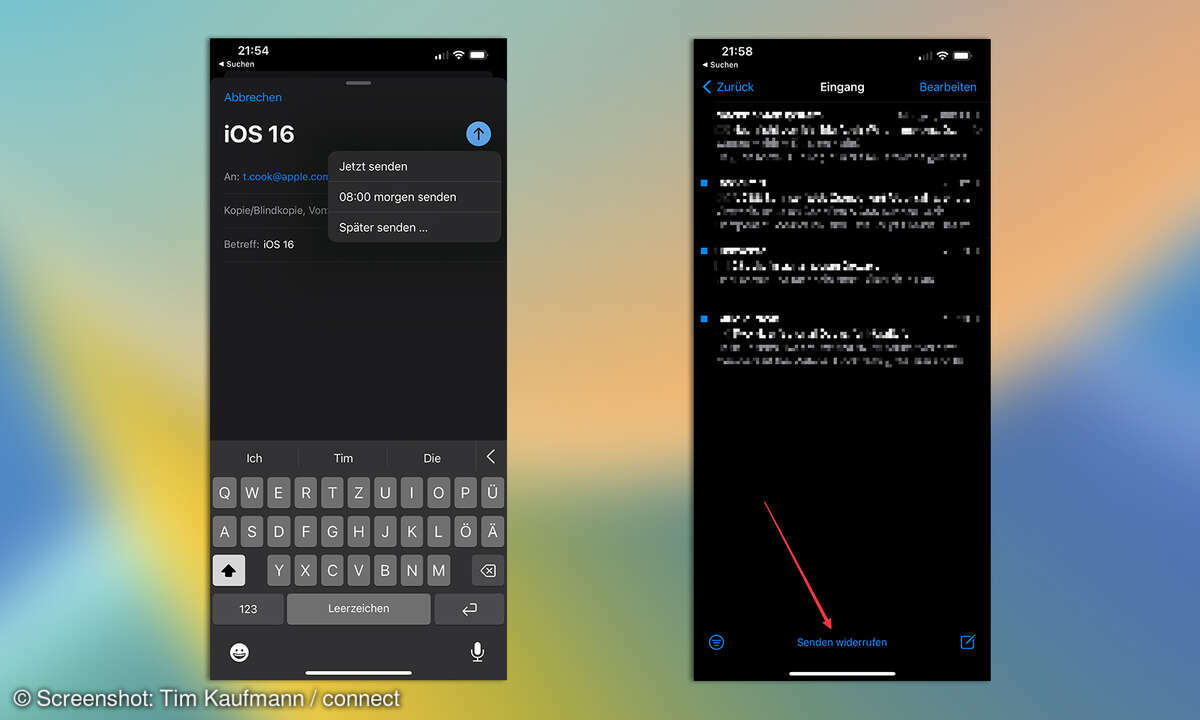 iOS 16 Mail