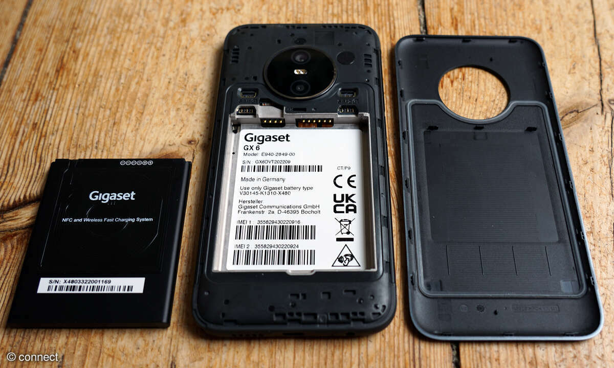 Gigaset GX6 geöffnet