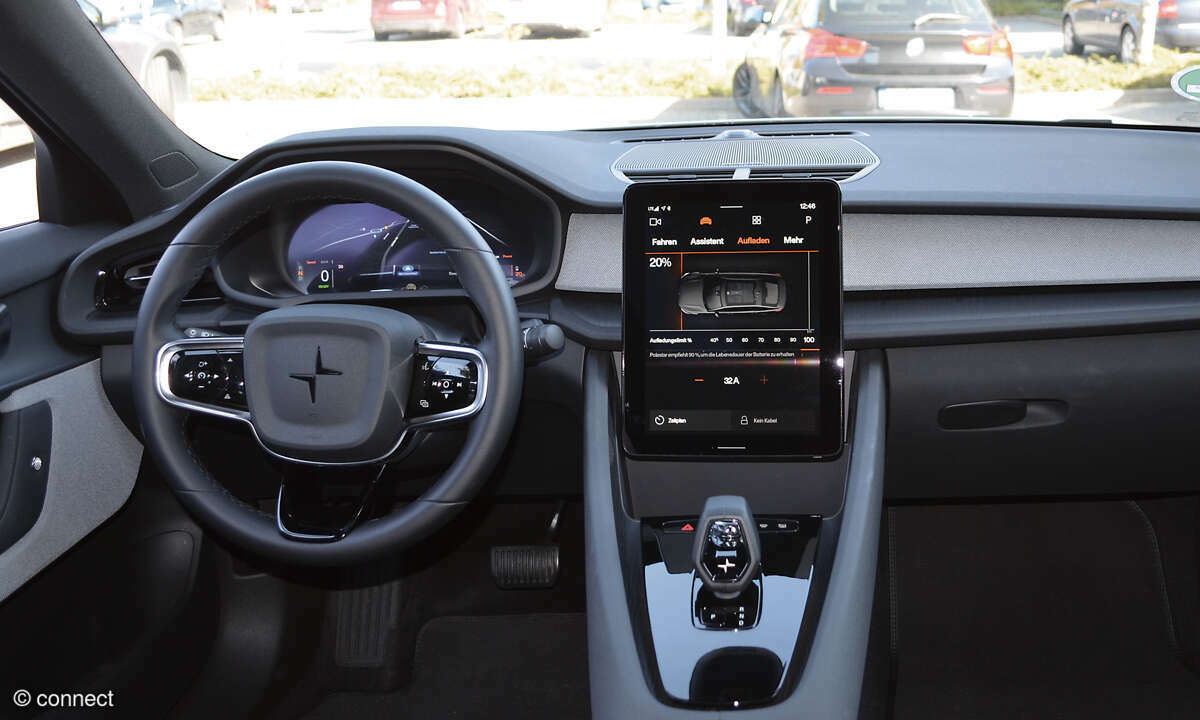 Polestar 2 im Test: Cockpit