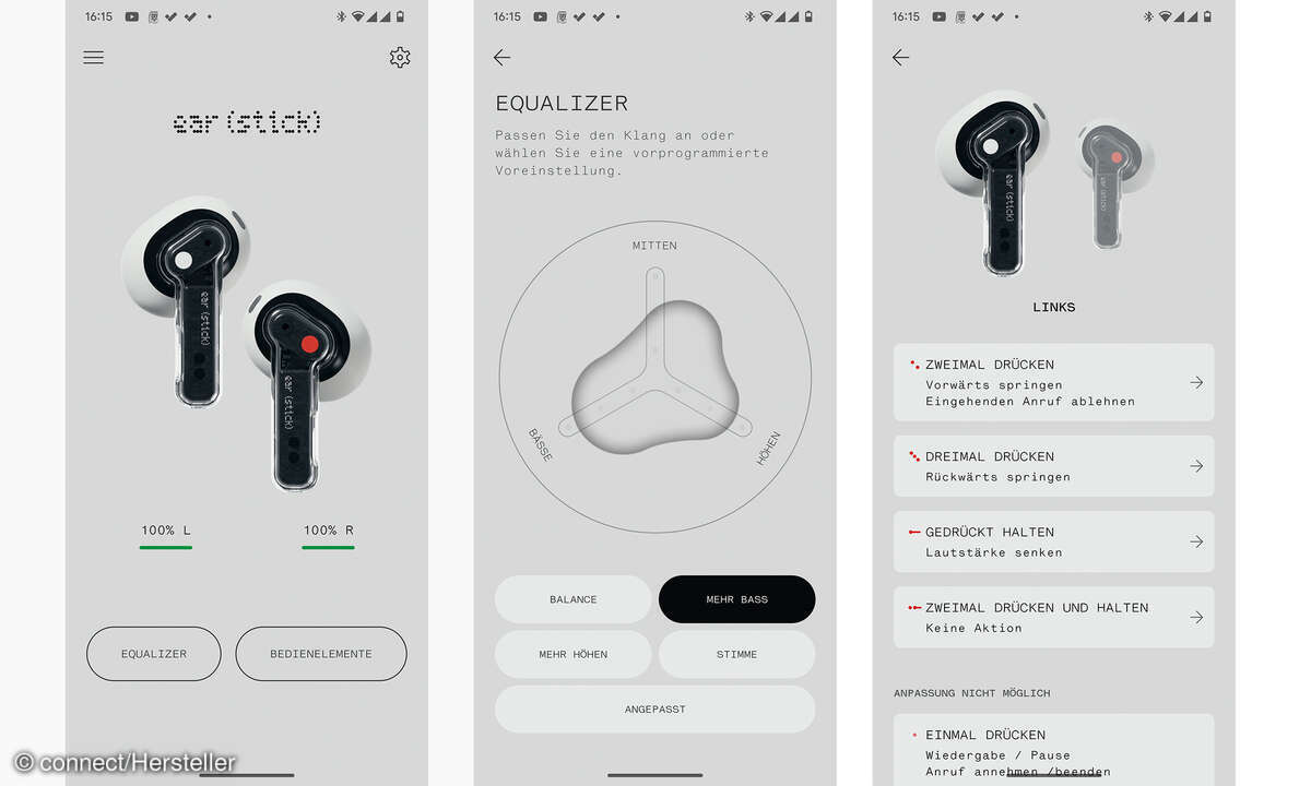 Nothing X App Screenshots
