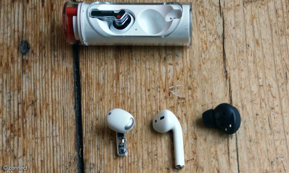 Nothing Ear Stick Größenvergleich
