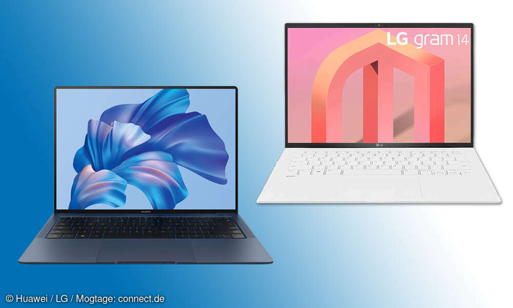 Notebooks im Test Huawei Matebook X Pro & LG gram 14 connect