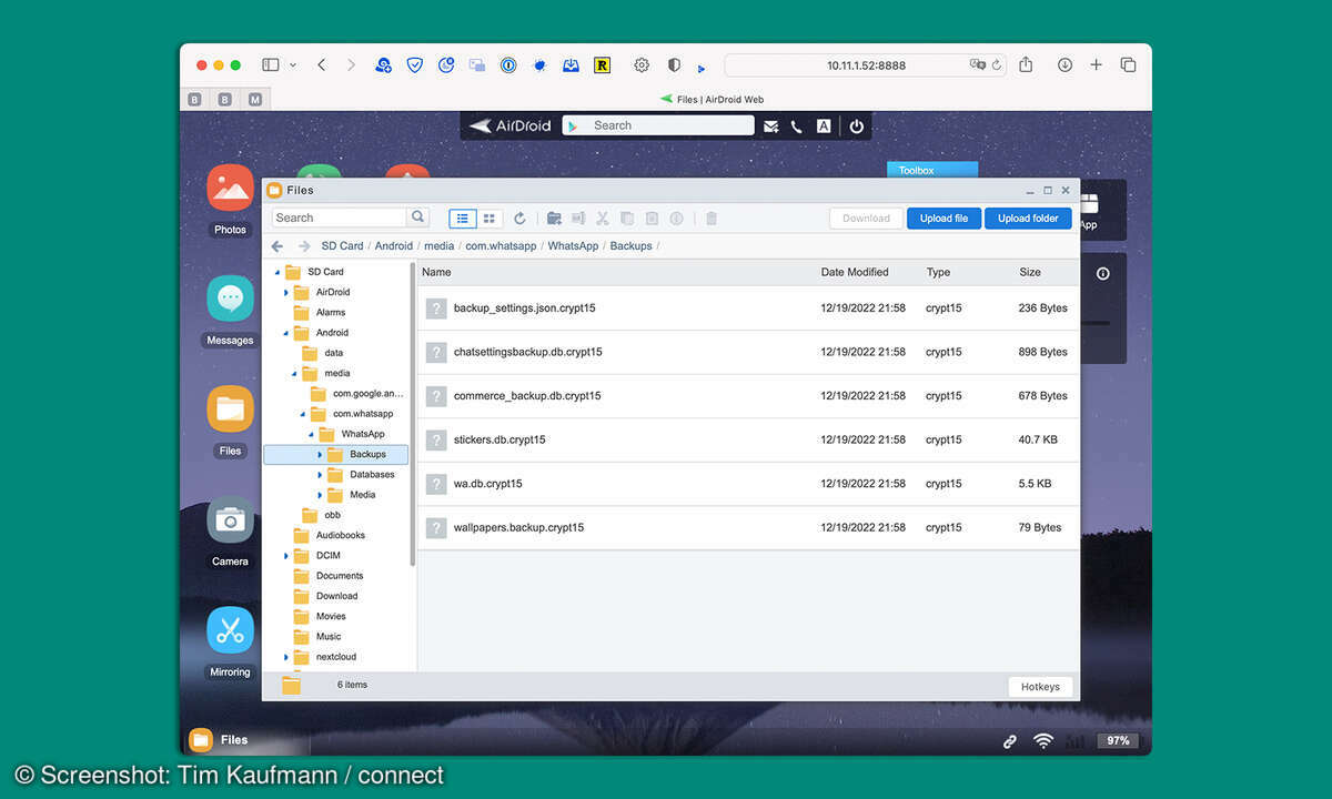 Whatsapp Backup