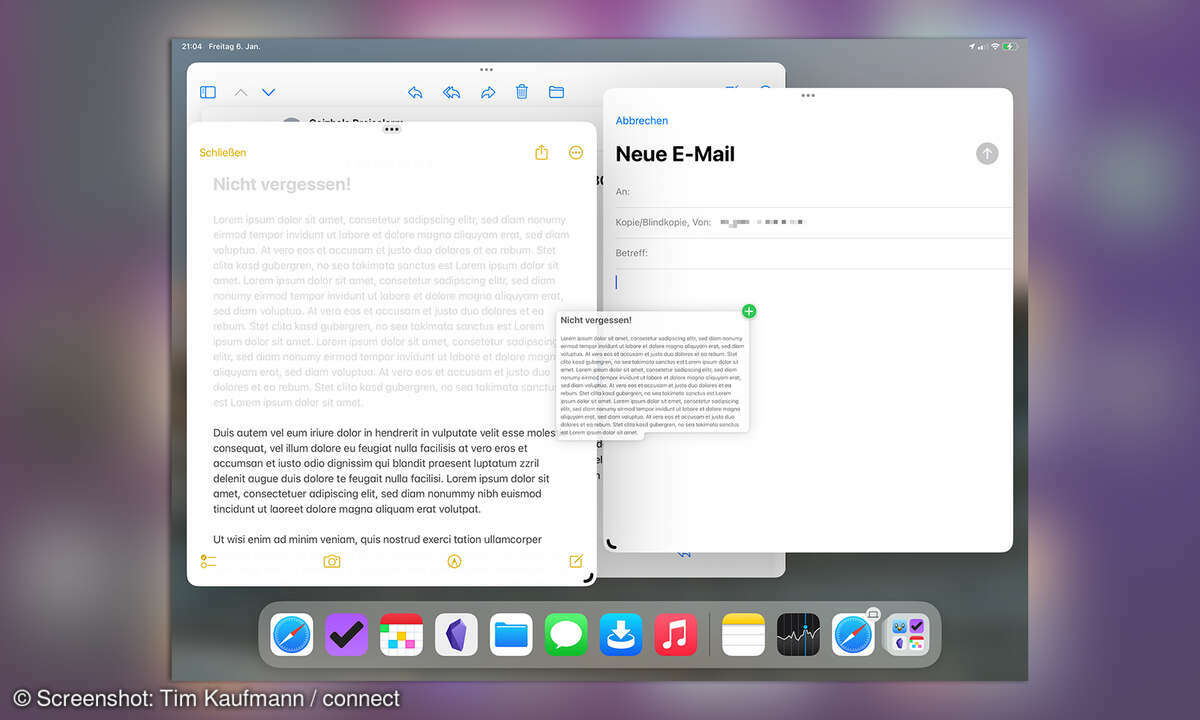 Multitasking iPadOS 16