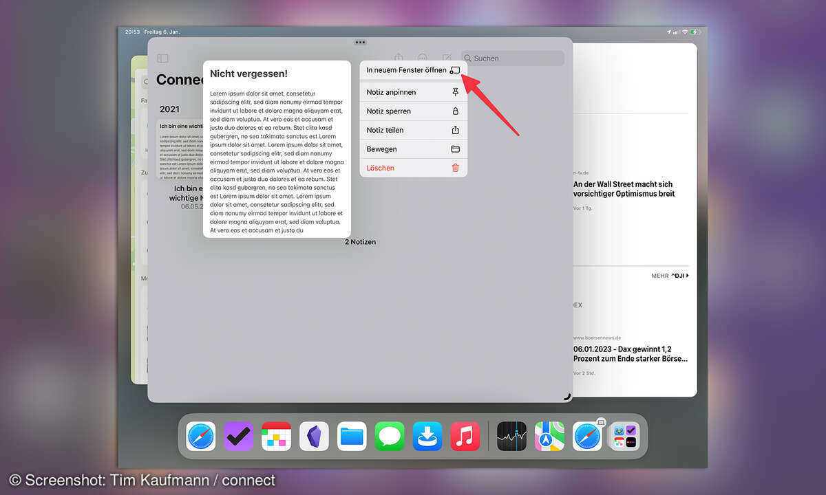 Multitasking iPadOS 16