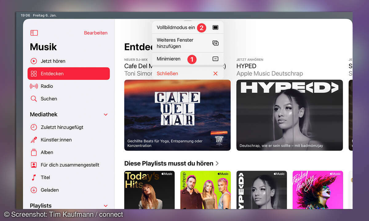 Multitasking iPadOS 16