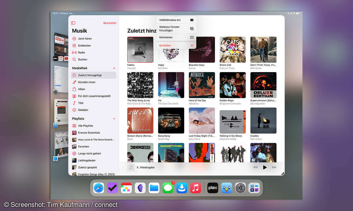 Multitasking iPadOS 16