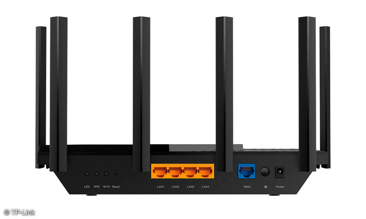 TP-Link Archer AXE 75 im Test - Anschlüsse