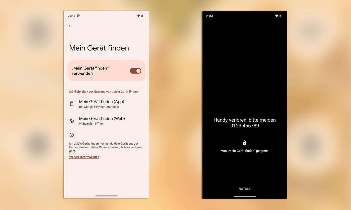 Android-Sicherheit Sperrbildschirm