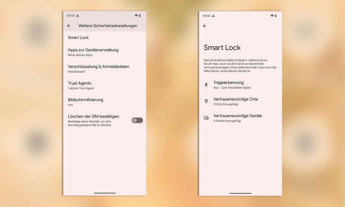 Android-Sicherheit Smart-Lock