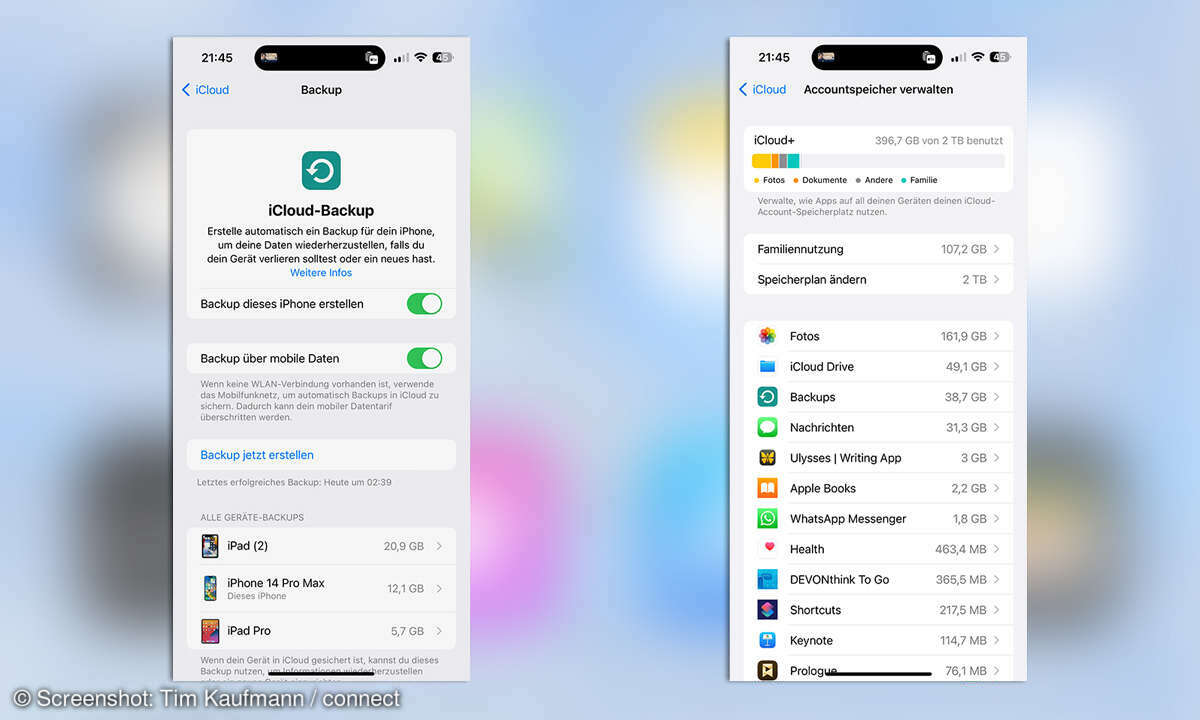 iCloud-Backup