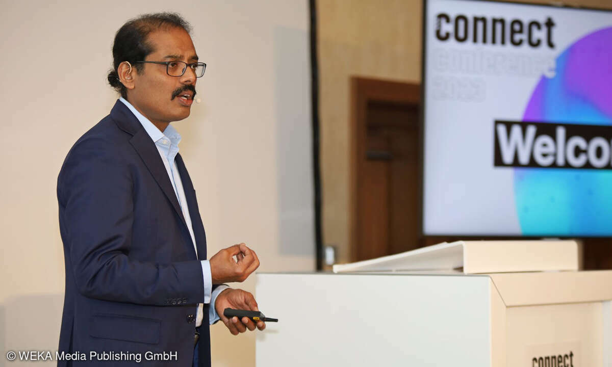 Mallik Rao, CTIO o2 Telefónica, auf der connect conference 2023