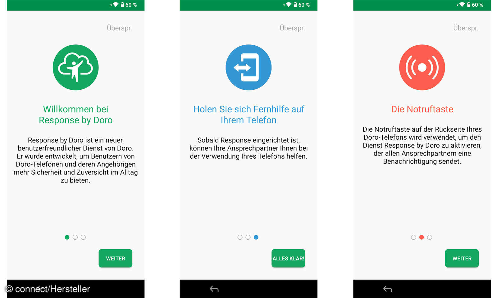 SeniorenSmartphone Doro 8200 im Test connect