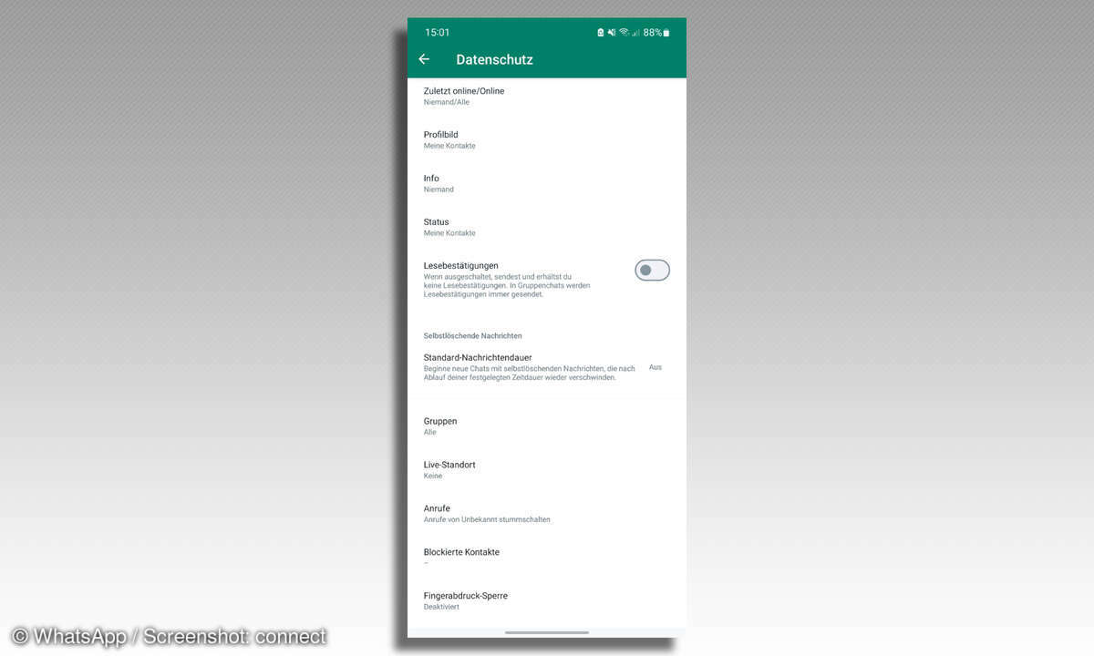 WhatsApp: Anrufe von Unbekannt