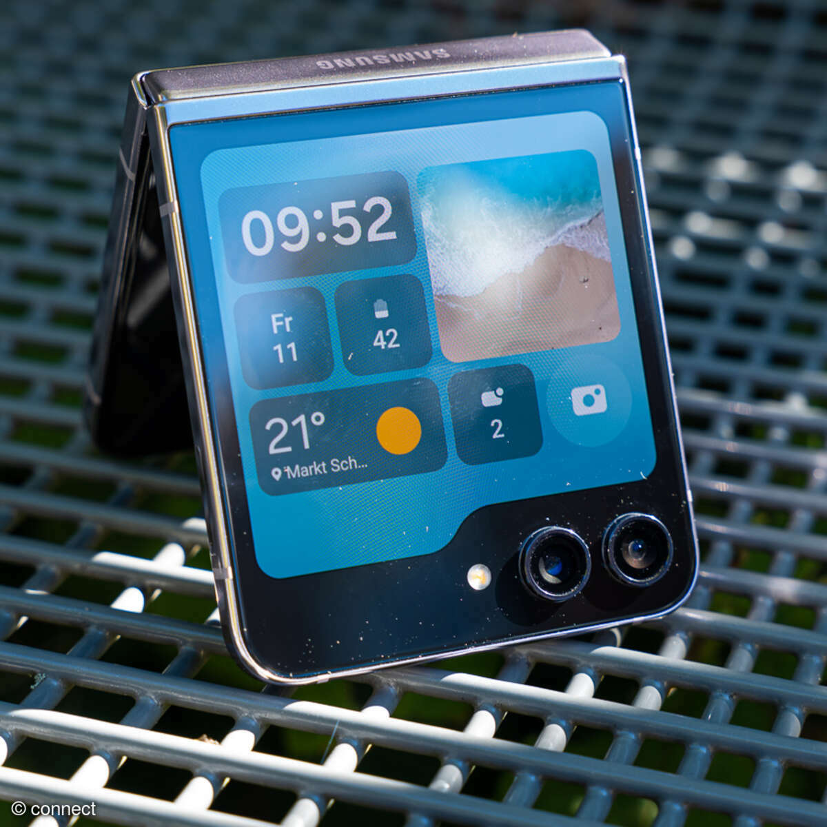 Samsung Galaxy Z Flip 5 Außendisplay Widget