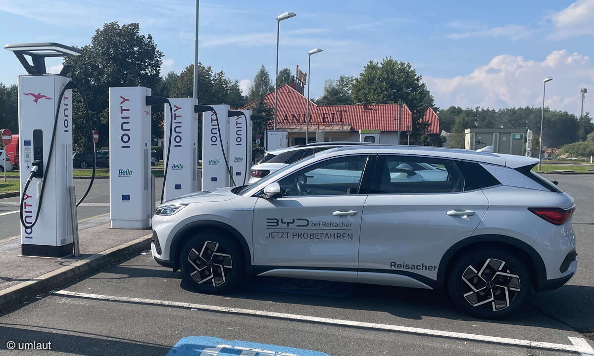 Ladenetztest 2023: Unsere Testfahrzeuge - BYD Han