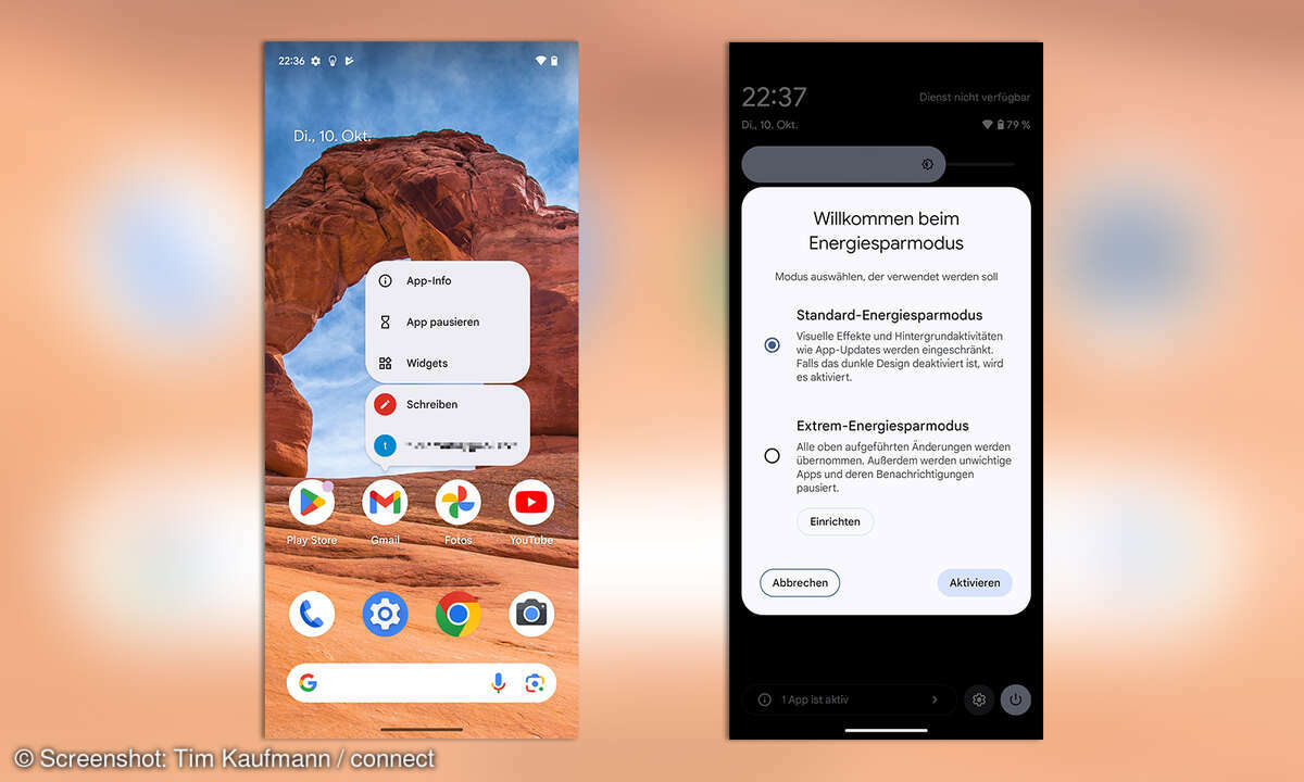 Android 14 Oberfläche