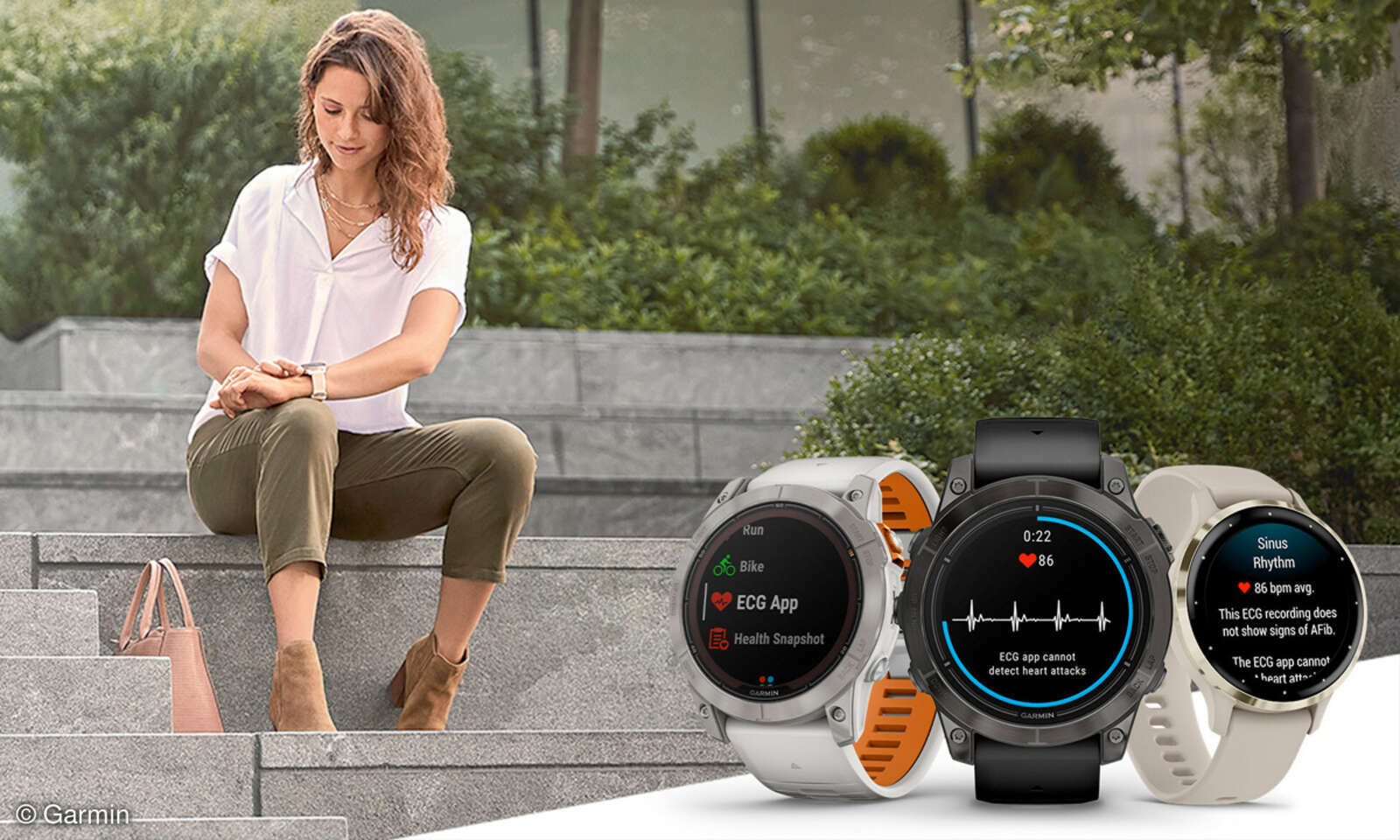 Garmin EKGFunktion kommt per Update auf die Smartwatches connect