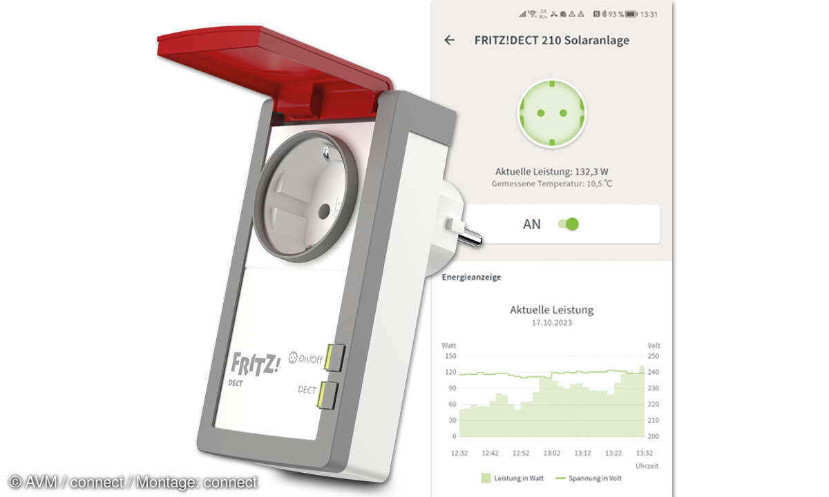 Leistungsmessung mit AVM Fritz!DECT 210