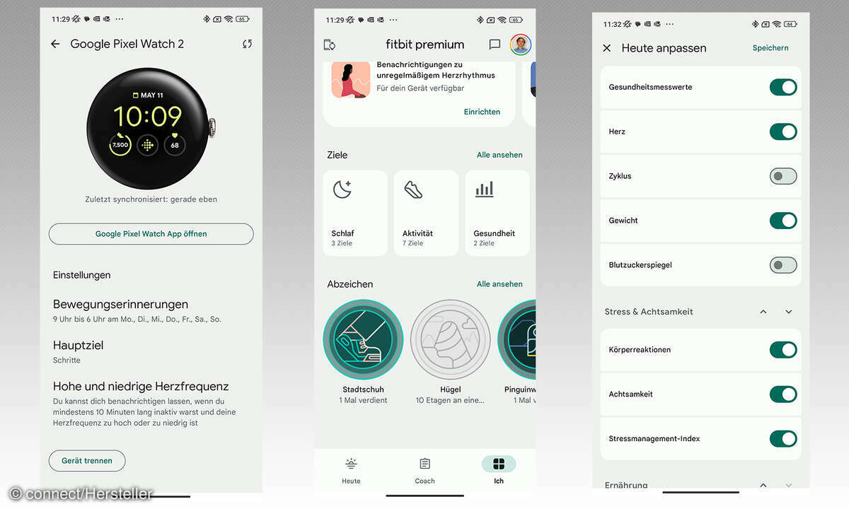 Google Pixel Watch 2 Screenshots Fitbit