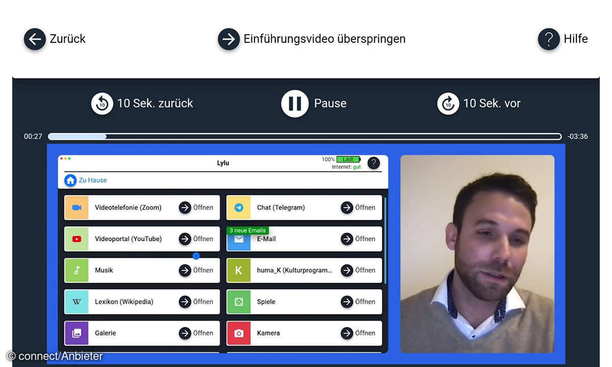 Lylu Tablet Screenshot Intro