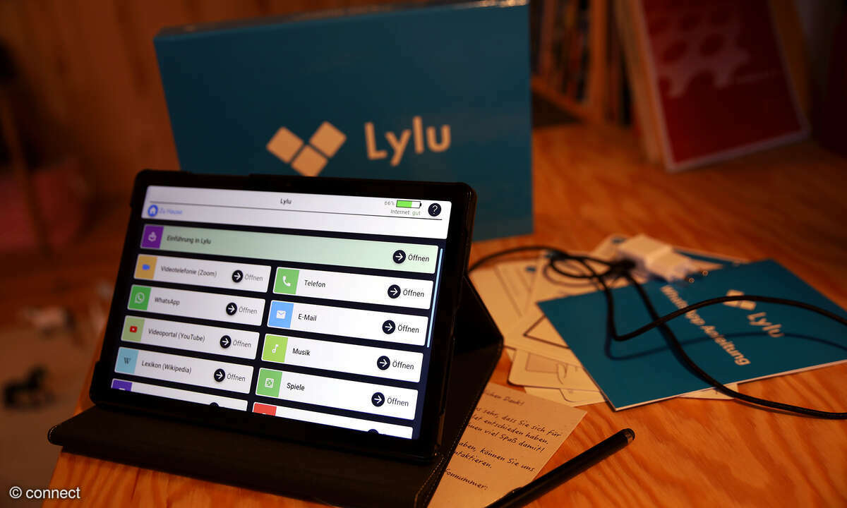 Lylu Tablet Lieferumfang