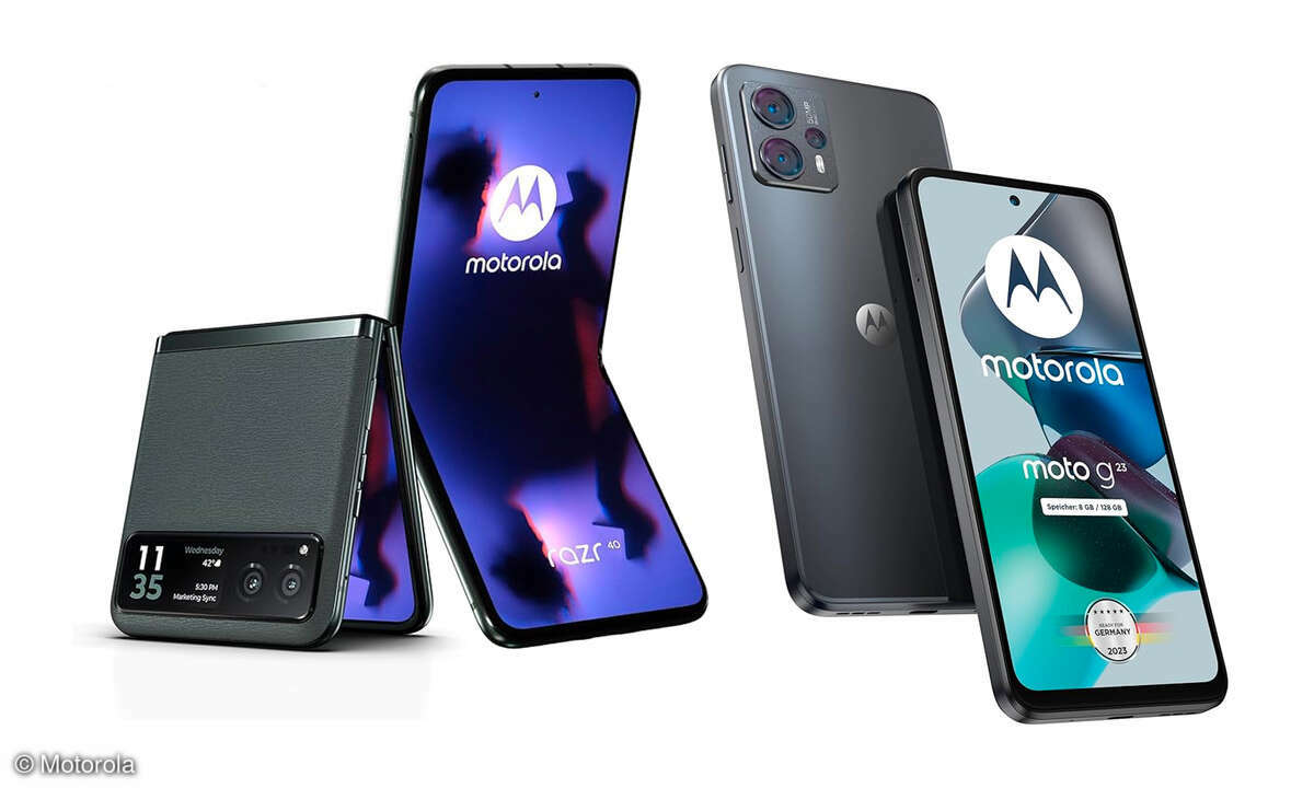 Motorola Razr 40 und Moto g23
