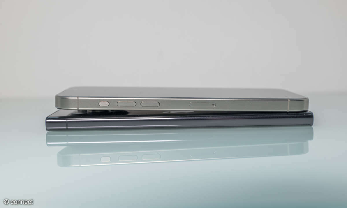 Apple iPhone 15 Pro Max vs Samsung S23 Ultra Rahmen