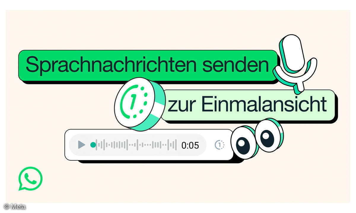 Einmal-Sprachnachrichten gibt es ab sofort in WhatsApp.