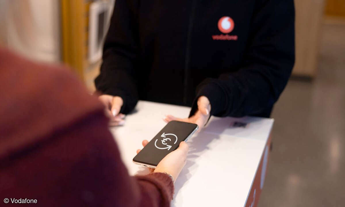 Vodafone Re-trade im Shop