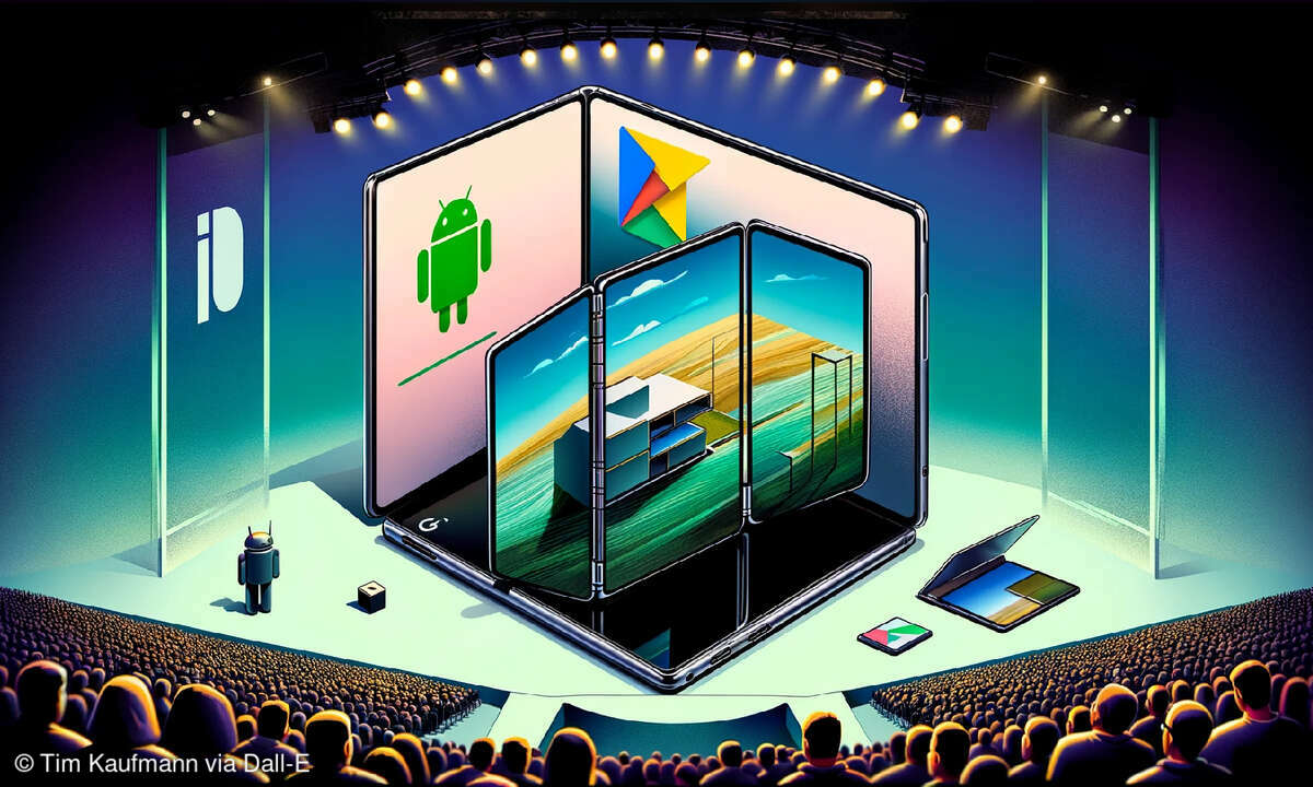 Faltbares Android-Tablet