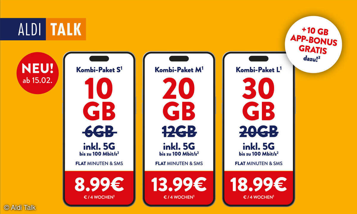 ALDI Talk Kombi-Pakete 2024