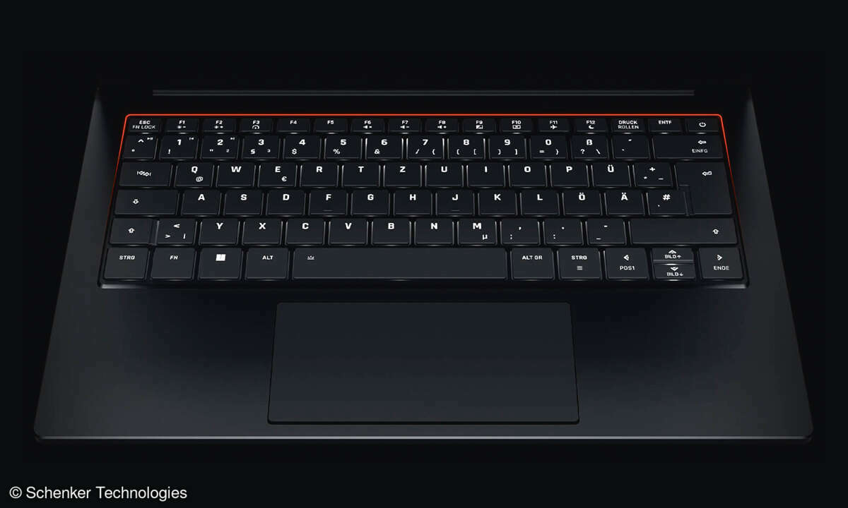 Schenker Via 14 Pro im CHECK! - Tastatur