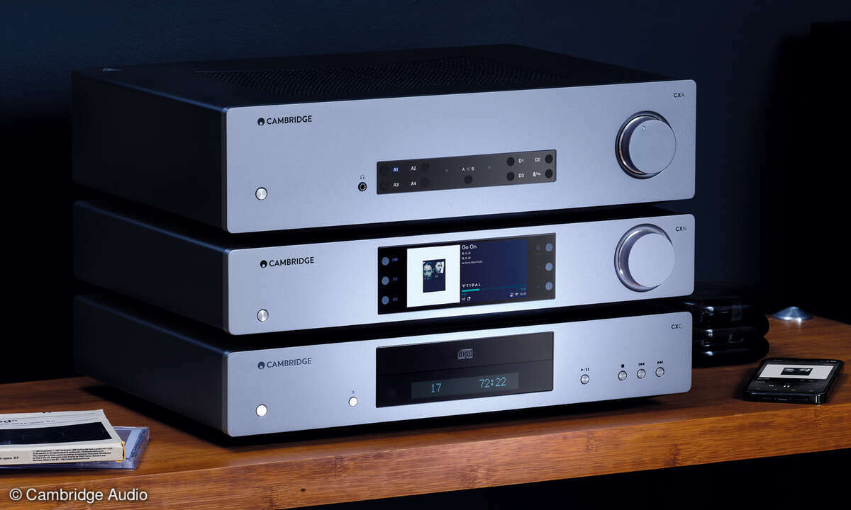 Cambridge Audio CX Lifestyle CXA81 CXN100 CXC Stacked