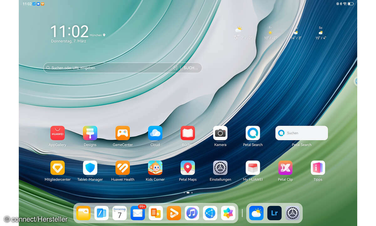 Huawei Matepad Pro-13.2 Test Screenshot Homescreen