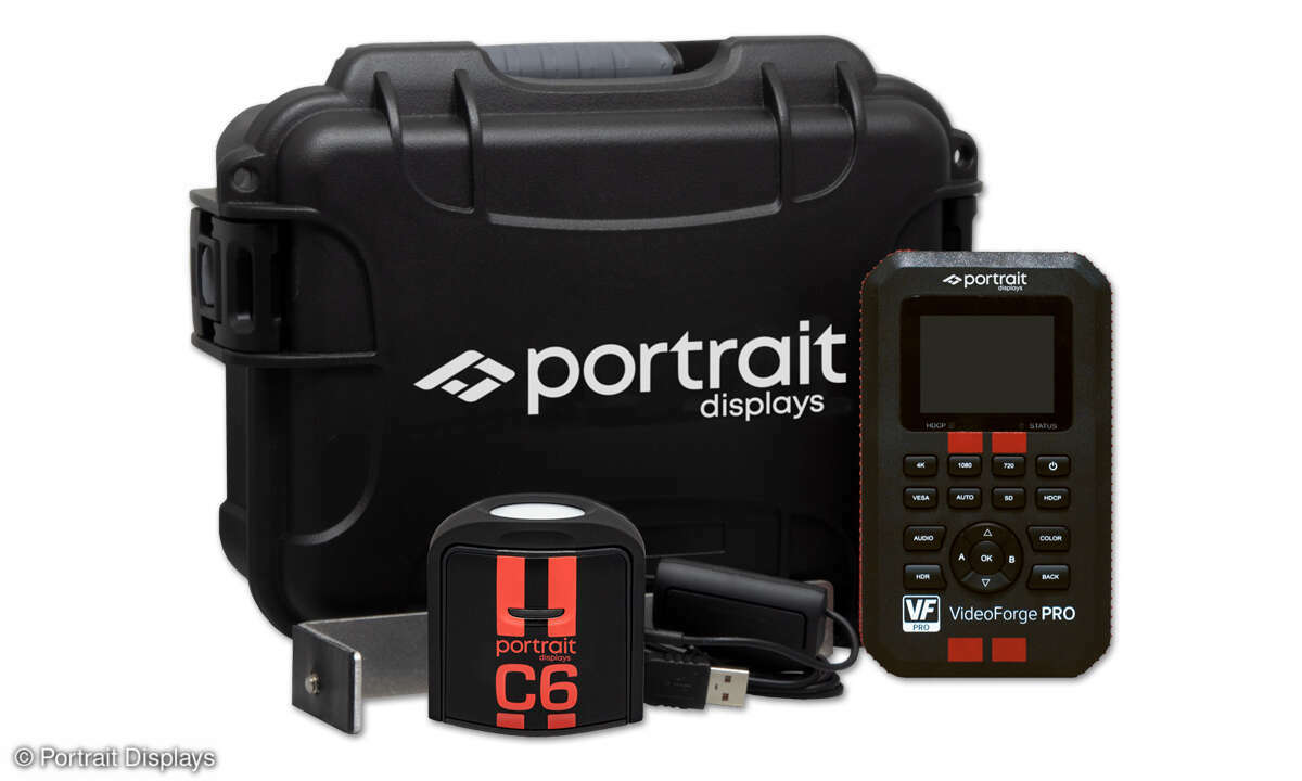 Portrait C6 vfpro case TV Kalibration