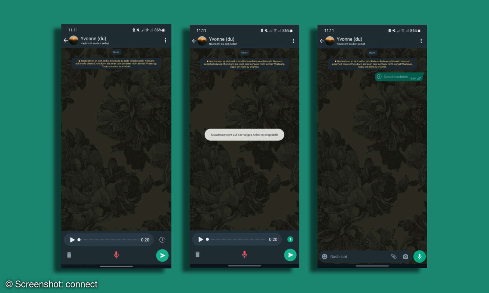 WhatsApp Sprachnachrichten aufnehmen und abhören So geht