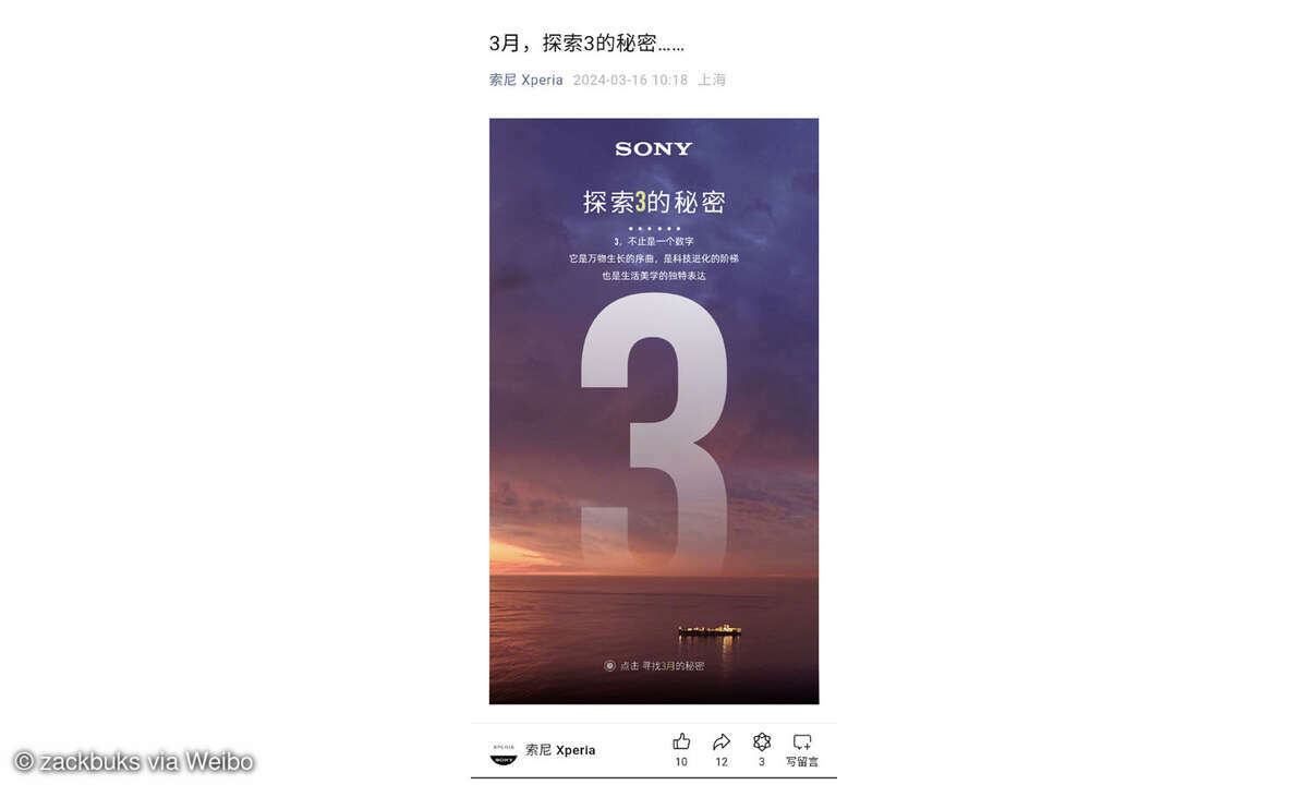 Sony Xperia 3 Leak