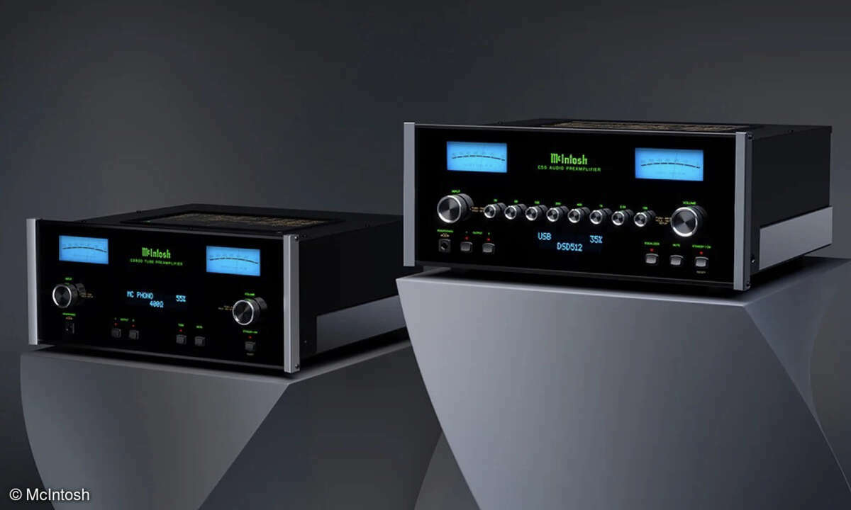 Zwei neue Vorverstärker bringt McIntosh. Einer mit Röhren, einer mit Transistor.