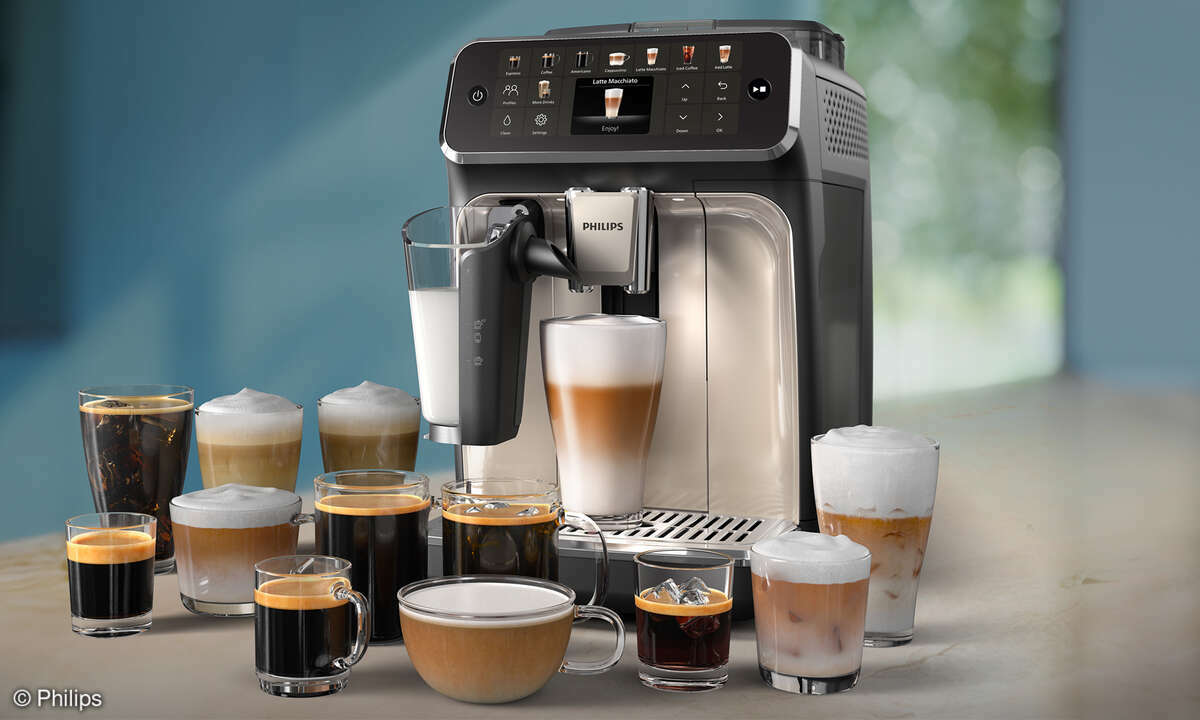 Philips Kaffeevollautomat 5500 Series EP5547/90 SilentBrew AquaClean LatteGo QuickStart Home ID Aroma Extract