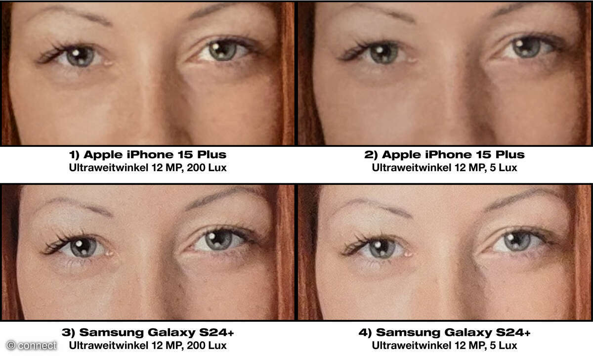 Apple iPhone 15 Plus versus Galaxy S24+ Fotovergleich